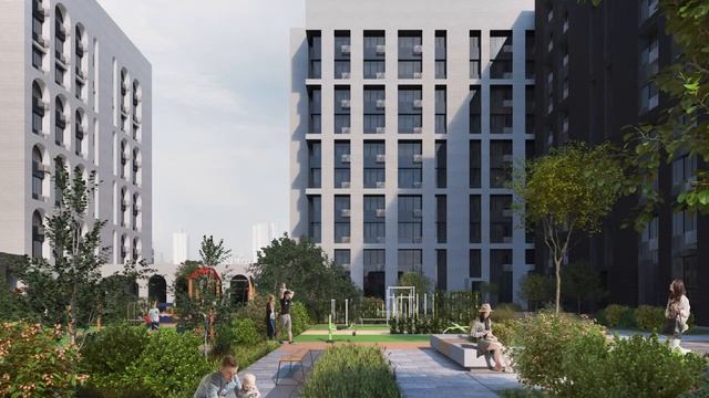 Черно‑белый дом с арочными окнами построят в центре Москвы смотреть онлайн