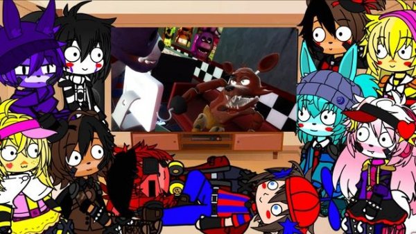 фнаф реагриует на Rag days #3 Ванильная тварь five nights at freddy's GMod rag days | Gacha club |