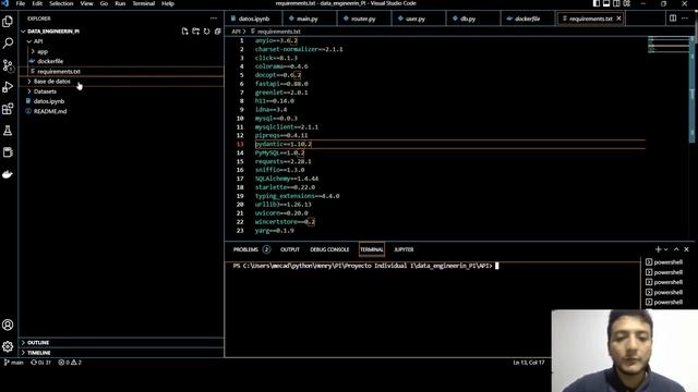 API montada en Docker смотреть онлайн