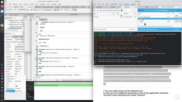 Lazarus IDE And FPC - Alternative To Embarcadero Delphi Tutorial - November 2022 - Af40a79b