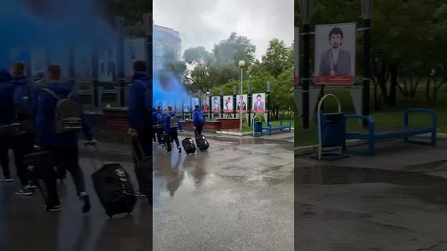 Новости из Сибири ФК Новосибирск отправляется на выездные матчи болельщики всегда с командой