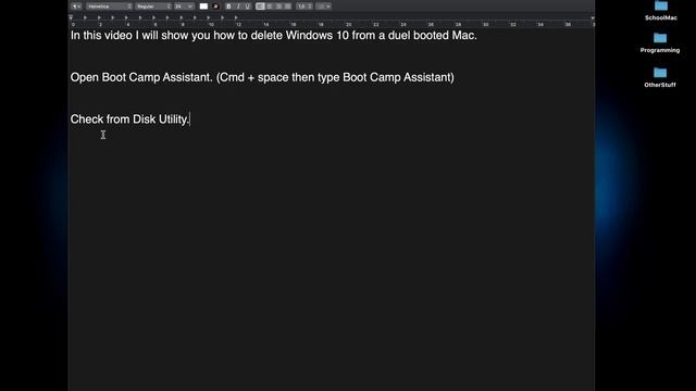 Removing Windows 10 from a duel booted MacBook Pro смотреть онлайн