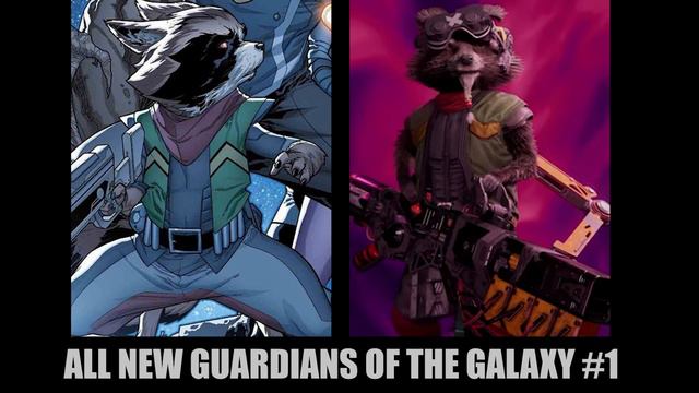 Marvel's Guardians of The Galaxy - All Outfits Comparison Comics & Movie Side By Side смотреть онлайн