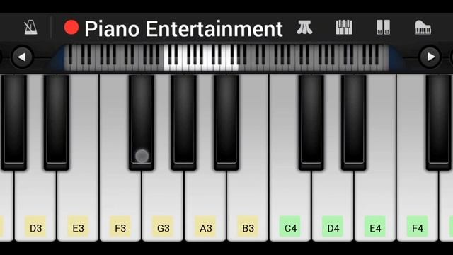 Granny - Main Theme Horror Game Music - Mobile Piano Tutorial | Perfect Piano смотреть онлайн