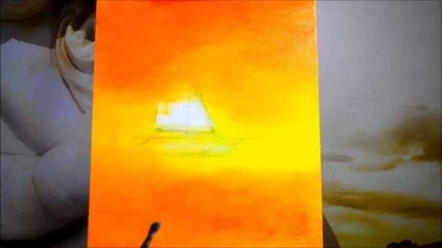 Как нарисовать с маслинными красками морской пейзаж смотреть онлайн