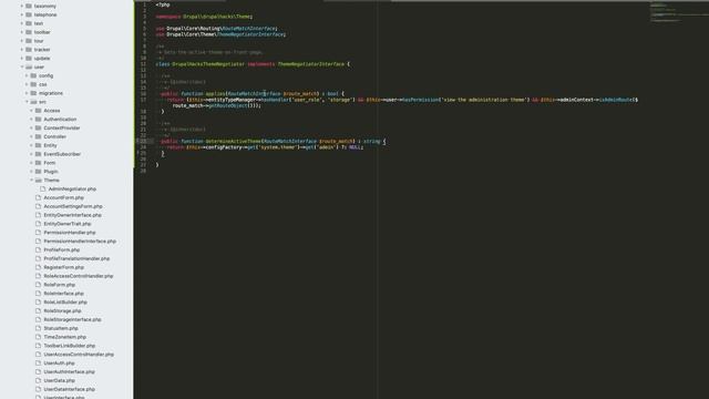 How to create a theme negotiator in Drupal 9 and Drupal 8 смотреть онлайн
