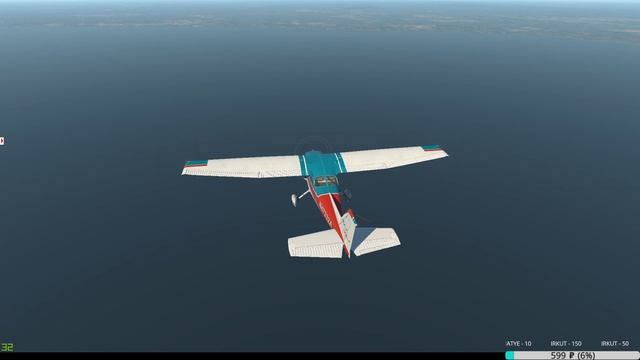 X-Plane 11 Цесна 172 летим по Финляндии смотреть онлайн