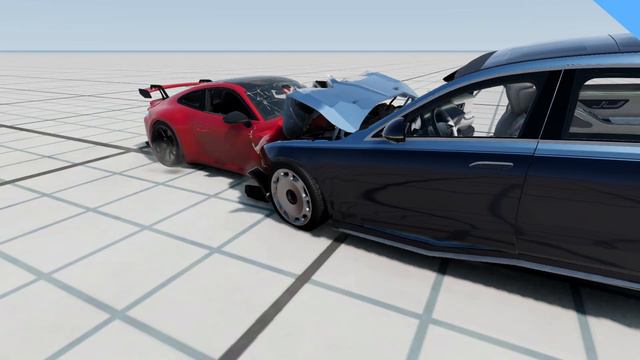 PORSCHE vs MAYBACH | Realistic CAR CRASHES - BeamNG.drive смотреть онлайн