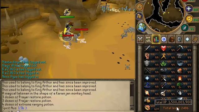 1.5 Billion total exp Runescape смотреть онлайн