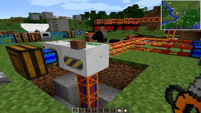 Буровая установка в майнкрафт 1.7.10 - Buildcraft 6.0.18 смотреть онлайн