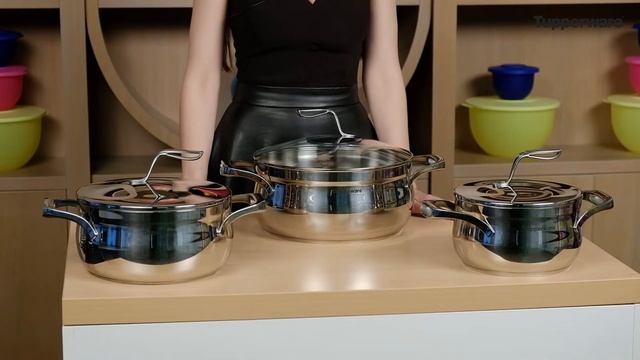 Коллекция металлической посуды Mastro от Tupperware смотреть онлайн