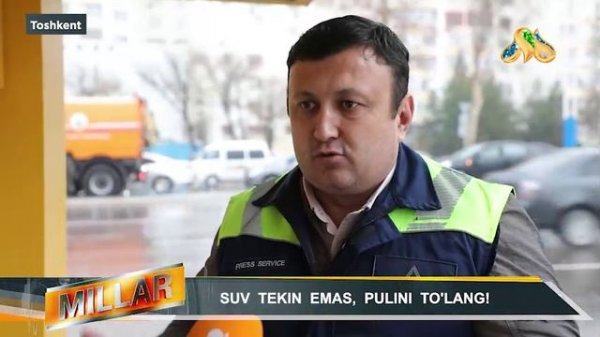 SUV  TEKIN  EMAS,  PULINI  TO'LANG