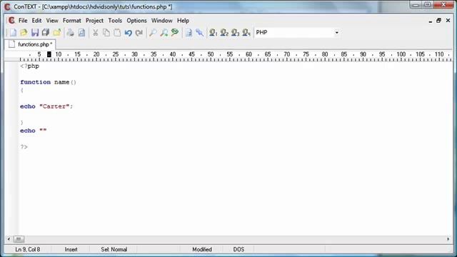 PHP Functions смотреть онлайн