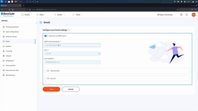Configuring your SMTP Server for Burp Suite Enterprise смотреть онлайн