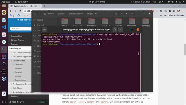 Create .deb (debian) file of playframework for deploying in cloud linux server смотреть онлайн