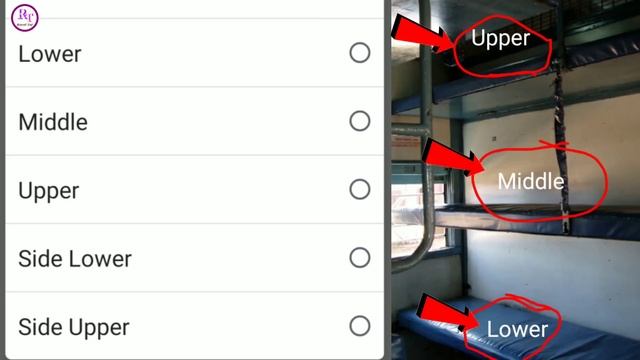 Train में सीट की पहचान करना सीखें | Lower - Upper - Middle - Side Lower - Side Uppar | Berth | Irct смотреть онлайн