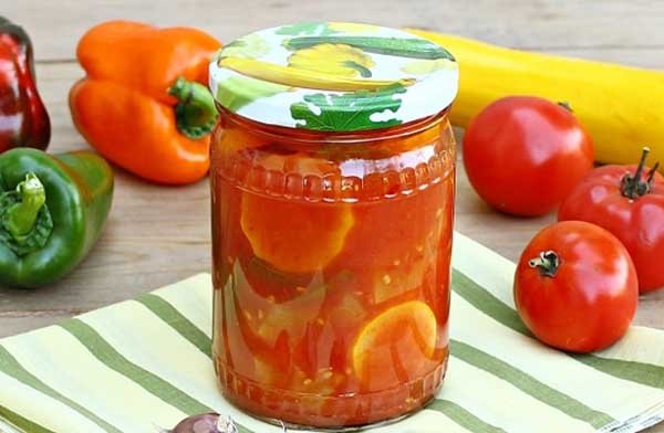Лечо из кабачков