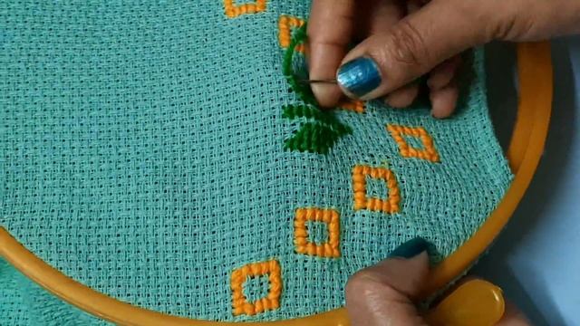 Beautiful Corner Design Cross Stitch Pattern || Hand Embroidery Table Cloth Ason design смотреть онлайн