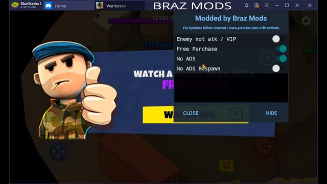 Warriors.io - Battle Royale Action Ver.5.21 Mod Menu [Braz Mods] смотреть онлайн