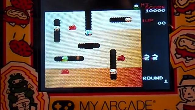 My Arcade Dig Dug! Mini Arcade Game! смотреть онлайн