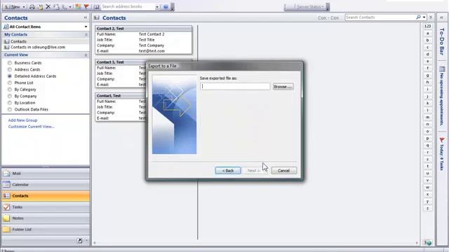 Export Contacts from Outlook to an Excel Spreadsheet смотреть онлайн