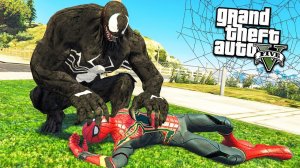 КАК ВЕНОМ УБИЛ ЧЕЛОВЕКА ПАУКА РЕАЛЬНАЯ ЖИЗНЬ СУПЕРГЕРОЕВ В ГТА 5 МОДЫ! ОБЗОР МОДА GTA 5 видео игра