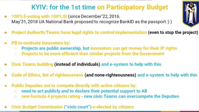 Kyiv Participatory Budget: A Recipe For Success
