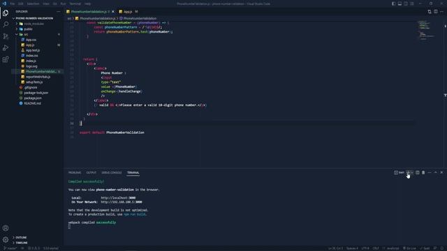 Phone Number Validation in React With a Country Flag Dropdown смотреть онлайн