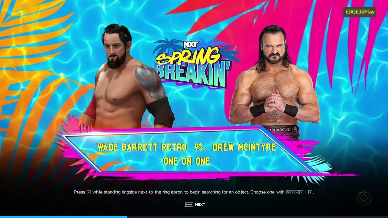 WWE2K24 Wade Barrett vs Drew McIntyre смотреть онлайн