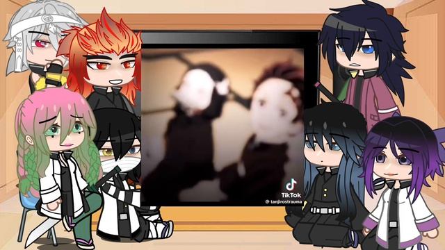 [KNY] Hashiras react to Tanjiro Kamado | Gacha Club | No Ships | Arroe смотреть онлайн