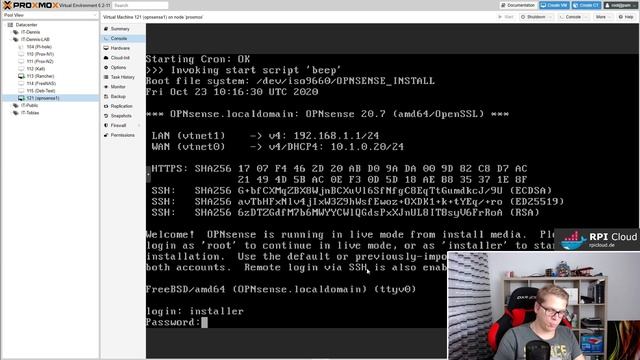 OPNsense Installation & Konfiguration #01 - Initiales Setup #FIREWALL #PROXMOX смотреть онлайн