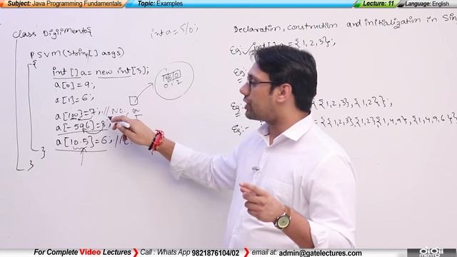 Java 11 Valid index's in Arrays and Examples смотреть онлайн