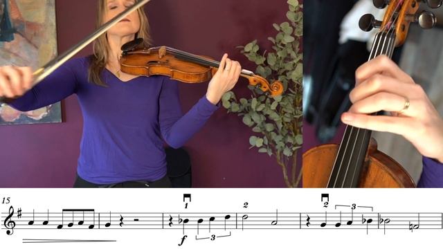 Por una Cabeza by Carlos Gardel violin play-along tutorial смотреть онлайн