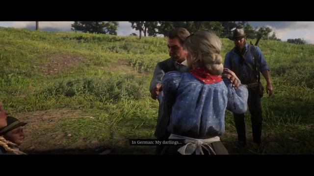 The German Family Saves Arthur's Life from Cough Attack In The End of RDR2 - Red Dead Redemption 2 смотреть онлайн