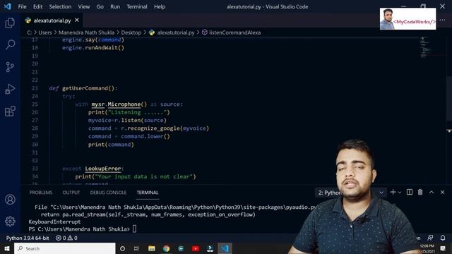 ?Don't Buy Alexa, Let's Build Your Own Using Python | Python For Beginners | MyCodeWorks | Tutorial смотреть онлайн