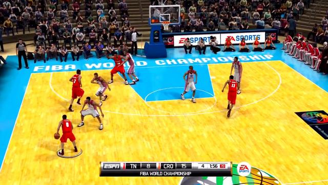 NBA Elite 11 Gameplay Croatia vs Tunisia смотреть онлайн