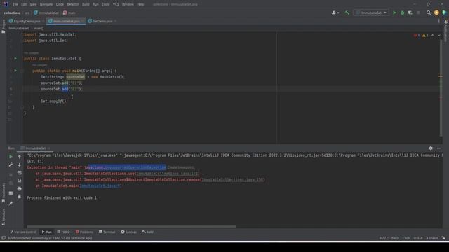 #11 How to create Immutable Sets in Java смотреть онлайн