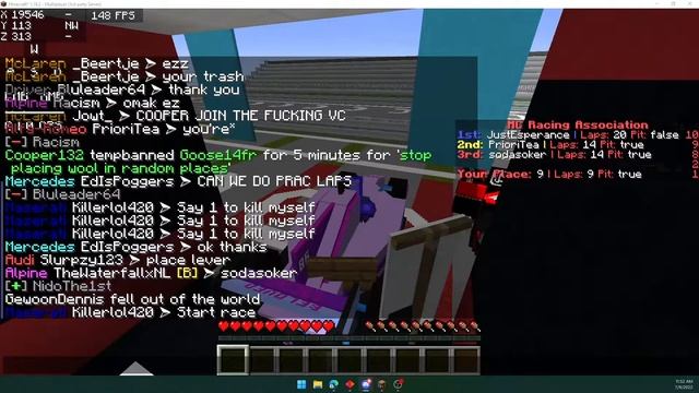 Ice boat race (mcracingassociation) My first real ice race in Minecraft! (My perspective) смотреть онлайн