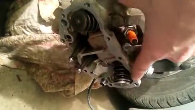 Yamaha Riva Cygnus XC180 как мы поршневую снимали #1 смотреть онлайн