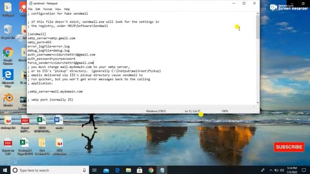 How to send mail in PHP from localhost using XAMPP server with Source Code | configure email xampp смотреть онлайн
