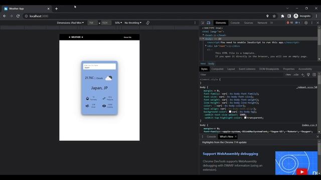 Weather App Website | React.js смотреть онлайн