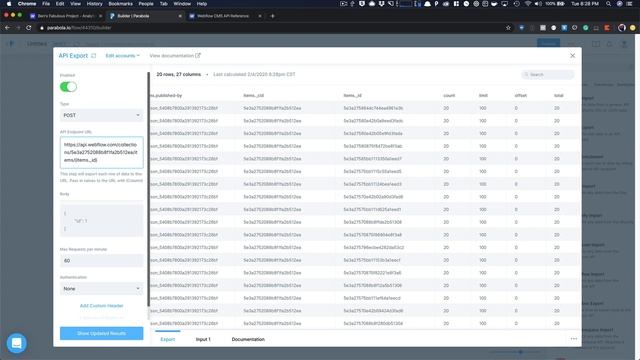 Batch Update Item ID's in Webflow Using Parabola смотреть онлайн