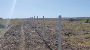 Установили бетонные столбы для ЗАБОРА 6,5 км | обзор