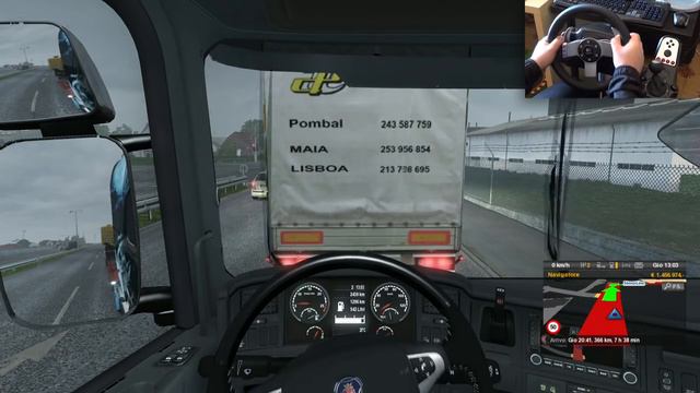 Euro Truck Simulator 2 #195 + Logitech G27 + TrackIR 5 + TrackClip PRO