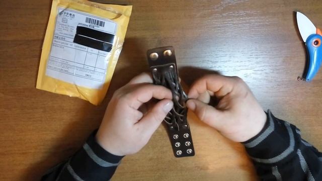 Немного Китая. Кожаный браслет. Красивое плетение смотреть онлайн