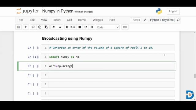 Calculate Volume of Sphere using Numpy - Python Tutorial смотреть онлайн