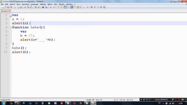 Уроки по JavaScript для начинающих | Область видимости в JavaScript