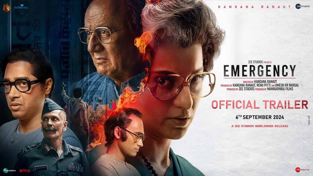 Emergency Movie - Official Trailer | Zee Studios | 4K