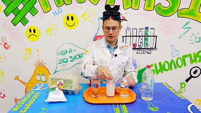 Плавающие яйца. Эксперимент №19 смотреть онлайн