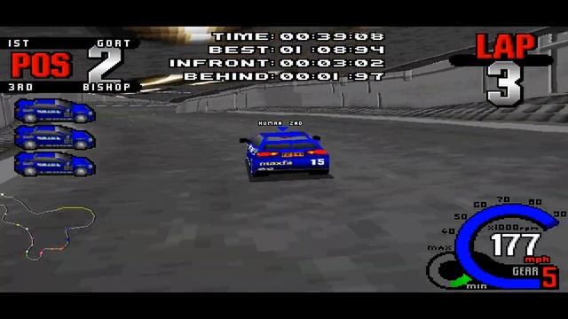Fatal Racing (1995) MS-DOS Gameplay HD смотреть онлайн